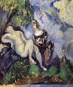 Paul Cezanne Bath woman who France oil painting artist
